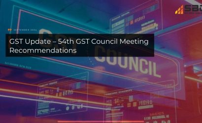 SBC _ GST 54th Council meeting update