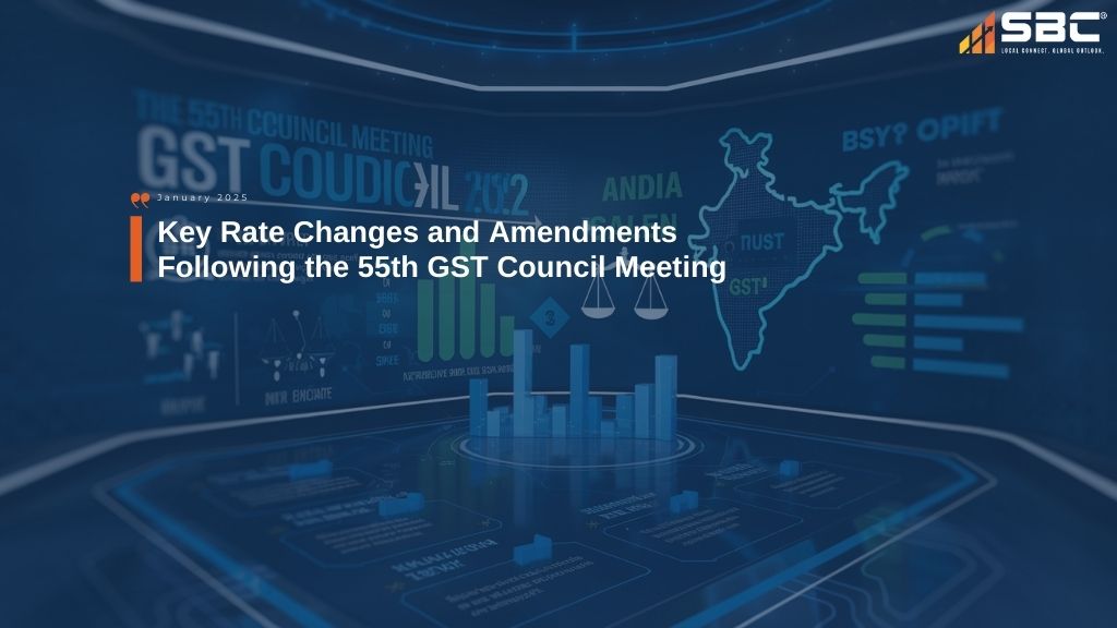 Key Rate Changes and Amendments Following the 55th GST Council Meeting