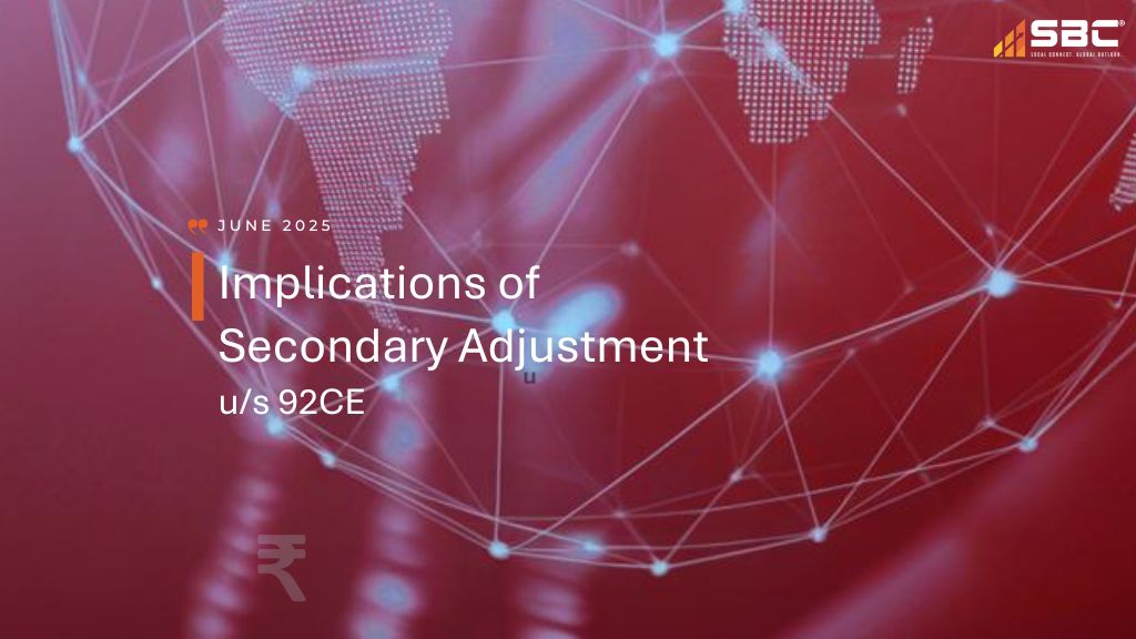 Implications of Secondary Adjustment u/s 92CE