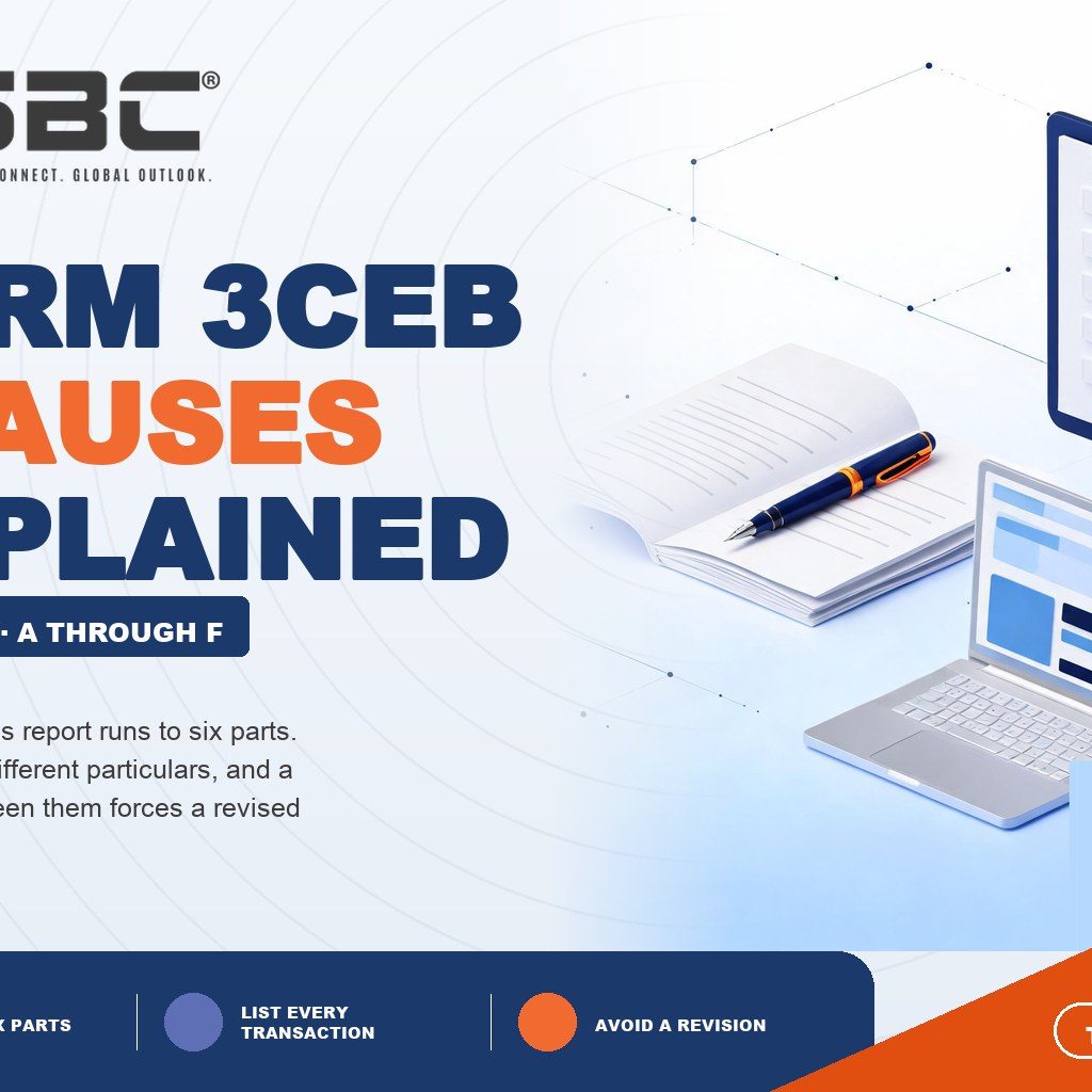 What Goes in Each Clause of Form 3CEB?