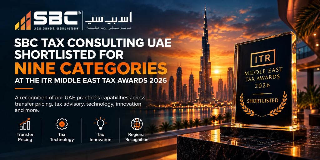 SBC Tax Consulting LLC UAE nominated for 9 Categories