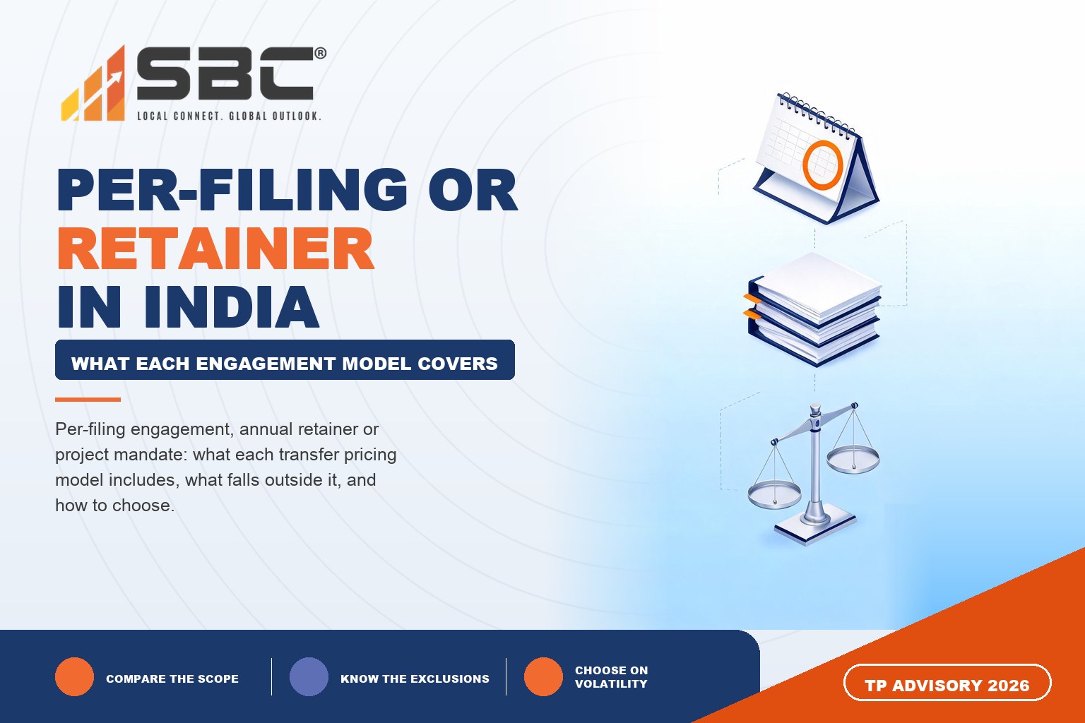 Per-filing engagement or annual transfer pricing retainer