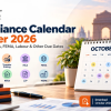 Compliance Calendar by Steadfast business Consulting